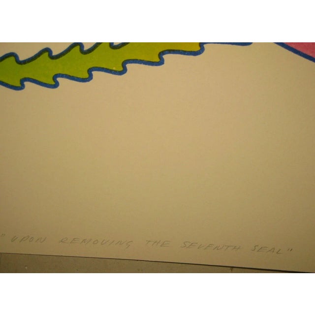 Paper Pop Op Art Lithograph by Robert Bob Fried For Sale - Image 7 of 13