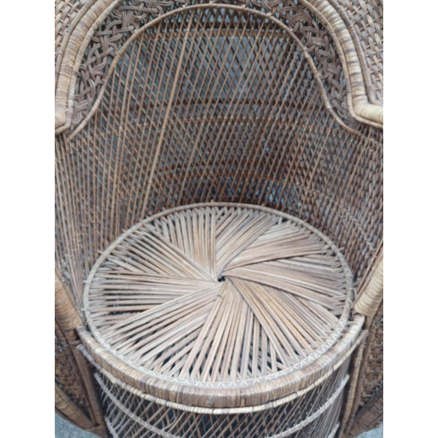Emmanuelle Armchair in Rattan For Sale - Image 11 of 13
