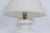 White Abat Jour Table Lamp in Ceramic, 1980s For Sale - Image 8 of 10