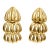 Givenchy 1980s Highly Polished Triple Open Work Drop Earrings, 2, Pieces For Sale