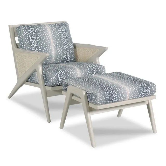 Modern Erik Lounge Chair, Carrara Finish For Sale - Image 3 of 6