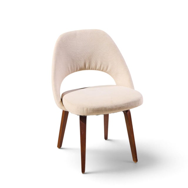 Eero Saarinen for Knoll Mid Century Bentwood Executive Dining Chairs - Set of 6 For Sale - Image 10 of 10