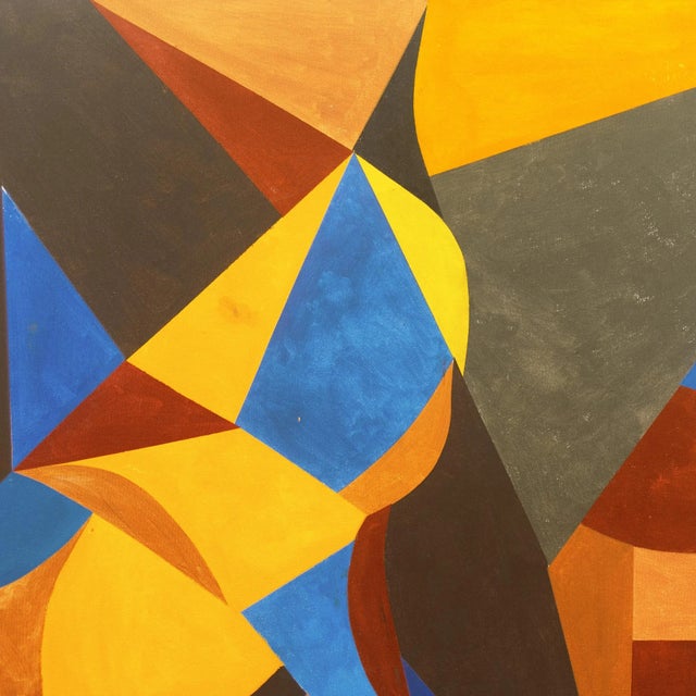 Signed, verso, on stretcher bar, 'Renee Harwin' (Austrian-American, born 1924) and painted circa 1975. A dramatically...