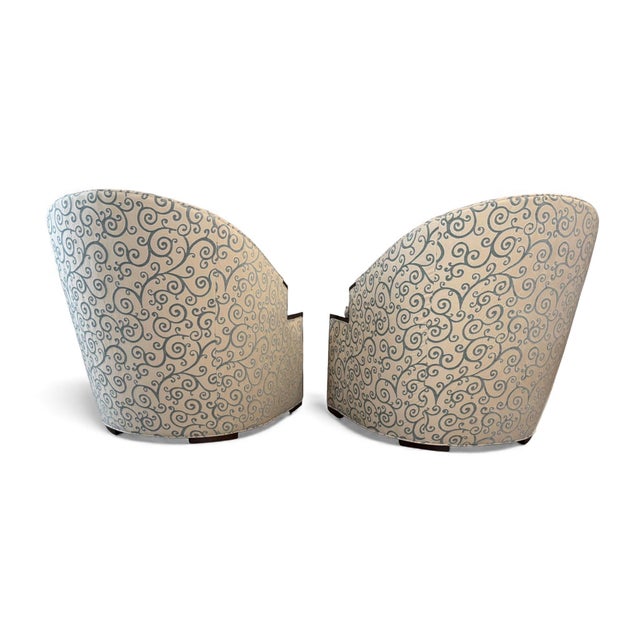 Wood Milo Baughman for Thayer Coggin Studio MB Lounge Chairs, a Pair For Sale - Image 7 of 18