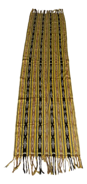 Antique Ikat Backed in Suede