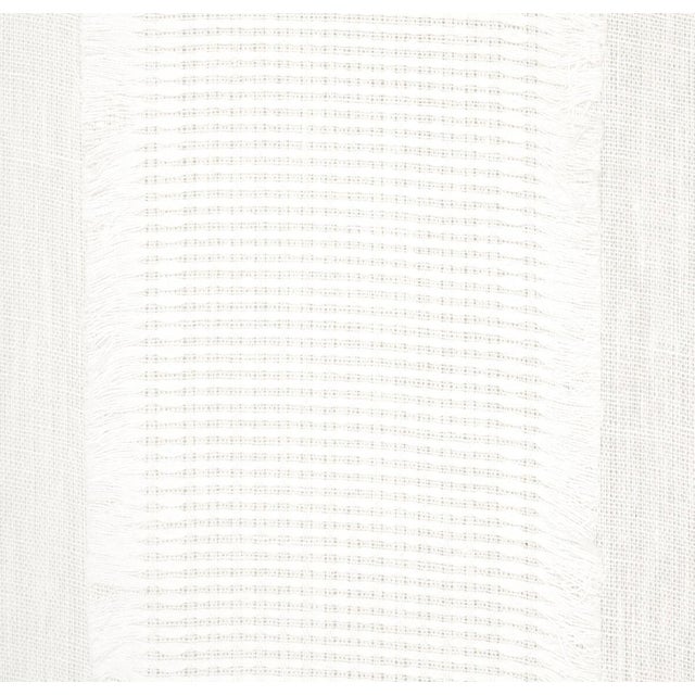 Tulum Casement Pillow Cover in Ivory, 20x20 Pillow For Sale - Image 4 of 4