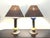 Copper Andrew Wender Studio Pottery Raku Totem Lamps With Custom Copper Shades, Signed - A Pair For Sale - Image 8 of 18