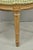French Vintage French Country Louis XVI Style Round Seat Carved Vanity Stool Chair For Sale - Image 3 of 11