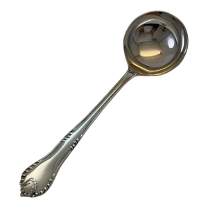 1980s Silver Soup Ladle, Chesterfield.