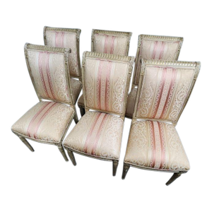 19th Century French Louis Xv Style Dining Chairs - Set of 6