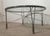Metal Table w/ Glass Top For Sale - Image 5 of 5