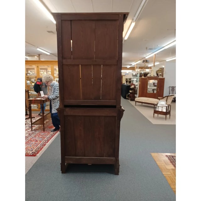 Antique French Hunt Cupboard Bookcase For Sale - Image 12 of 12