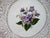 Farmhouse Vintage Mixed Fruit & Floral Mixed Porcelain Ceramic Plates-Set of Four For Sale - Image 3 of 12