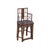 Discover the timeless elegance of this handcrafted wooden accent chair, featuring exquisite lattice-work detailing and a...