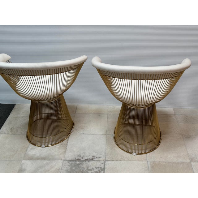 Eternity Modern Platner Style Arm Chairs, Pair For Sale In San Francisco - Image 6 of 12
