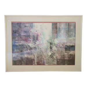 Jack Roberts “Bruxelles” 1980s Lithographic Monotype on BFK Rives Paper With Artist-Signed Appraisal