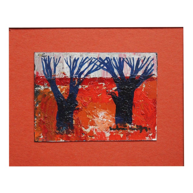 Laimdots Murnieks, Sunrise, 1990, Oil on Cardboard For Sale