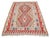 Gray 1970s Vintage Handmade Turkish Rug Kilim - 3′11″ × 5′9″ For Sale - Image 8 of 16