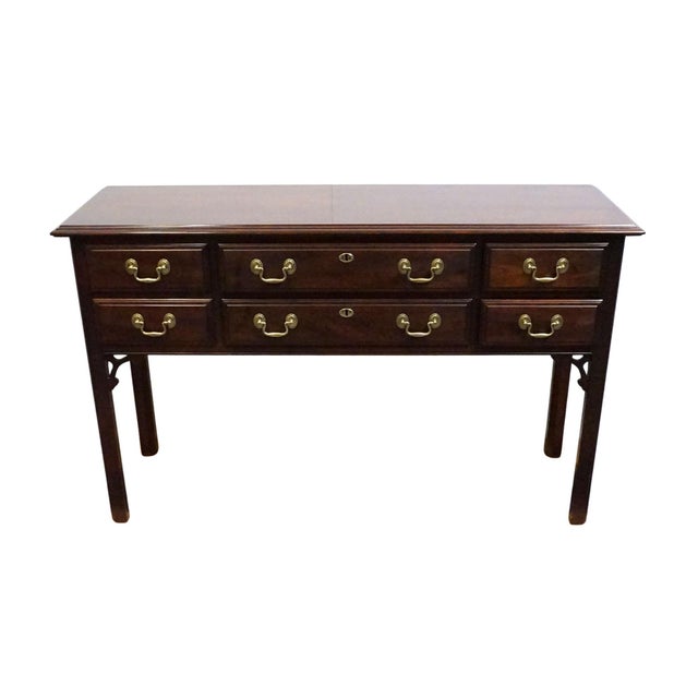 American Statton Trutype Americana Collection Solid Mahogany Traditional Style 53" Sideboard Buffet - Oldtowne Finish For Sale - Image 3 of 14
