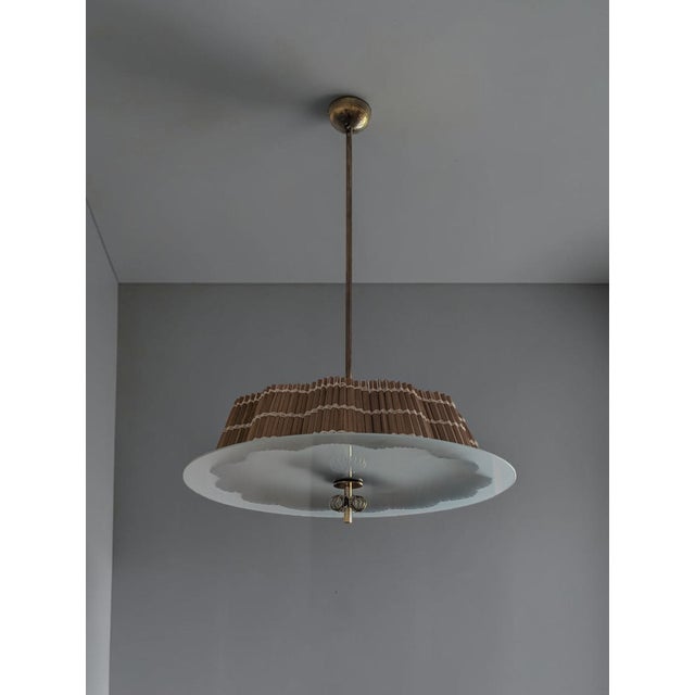 Pendant Light by Paavo Tynell for Idman Oy, Finland, 1950s For Sale - Image 6 of 18