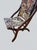 Late 19th Century Victorian Eastlake Carved Wood Folding Parlor Chair For Sale - Image 4 of 5