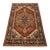Heriz Rug 3’11” X 5’10” Red Wool Tribal Hand-Knotted Oriental Carpet For Sale