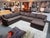 Contemporary Arhaus Ashby Collection Sectional With Chaise Lounge, Wiley Earth For Sale - Image 3 of 12