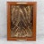 Traditional Vintage Traditional Copper Relief Glass Top Butlers Serving Tray For Sale - Image 3 of 7