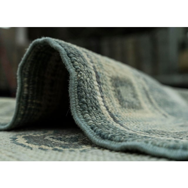 Textile Turkish Oushak Rug 2'10" x 8'5" #19214 For Sale - Image 7 of 8