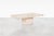 Fantastic vintage Italian modernist travertine coffee table manufactured by Stone International in Italy, circa 1970s. The...