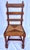 Vintage 1950s French Oak Ladder-Back Rush Seat Chairs - Set of 6 For Sale - Image 14 of 16