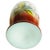 Antique Art Nouveau Uranium Floral Opaline Glass Vase, 1900s For Sale - Image 10 of 11