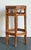 Wood Vintage Bamboo Hexagonal Plant Stand For Sale - Image 7 of 14