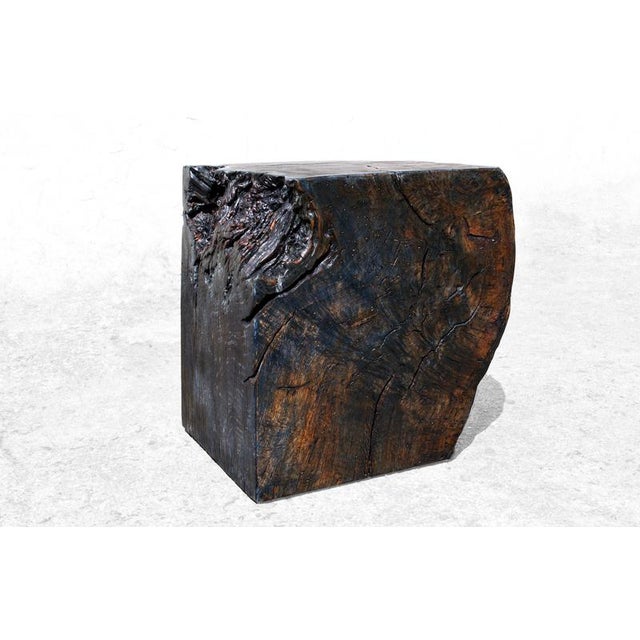 Contemporary W2386 Stool in Oxidized Oak by Jörg Pietschmann For Sale - Image 3 of 18