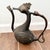 Two Antique Aquamanile Mughal Bronze Ritual Hamsa Goose / Swans W Golden Eyes For Sale In Palm Springs - Image 6 of 12