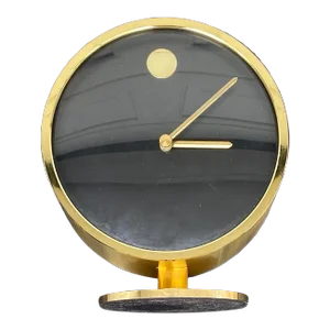 Late 20th Century Nathan George Horwitt for Howard Miller Desk Clock
