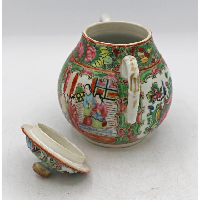 Circa 1891-1911 Chinese Export Rose Medallion Porcelain Tea Service For Sale - Image 11 of 13