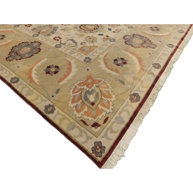 Traditional Vintage Hand Knotted Palatial Wool Pile Rug. 15'5"x 21'3" For Sale - Image 3 of 18