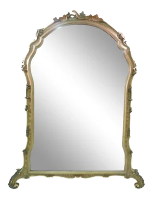 Italian Rococo Style Painted Mirror