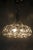 Vintage Italian Steel & Glass Chandelier, 1970s For Sale - Image 4 of 11