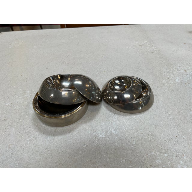 Mid-Century Modern Vintage Italian Decorative Sphere Object, 1980s For Sale - Image 3 of 8