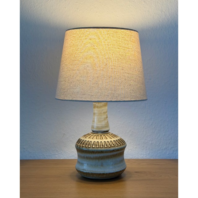 Mid-Century Modern Danish Stoneware Table Lamp by Joseph Simon for Søholm, 1960s For Sale - Image 6 of 6