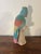 Vintage Colorful Hand Carved and Hand Painted Wooden Parrot For Sale - Image 4 of 5