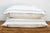 Pair of Frost White Lumbar Moroccan Silk Pillows For Sale In Los Angeles - Image 6 of 8