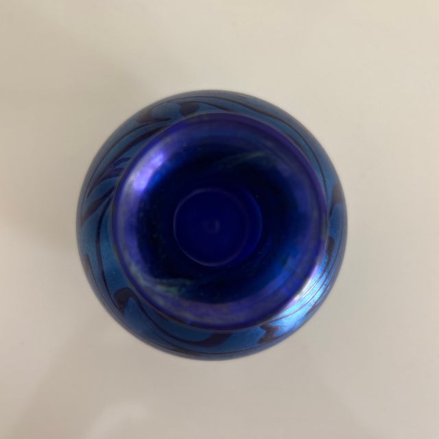 2000 - 2009 Orient and Flume Iridescent Art Glass For Sale - Image 5 of 7