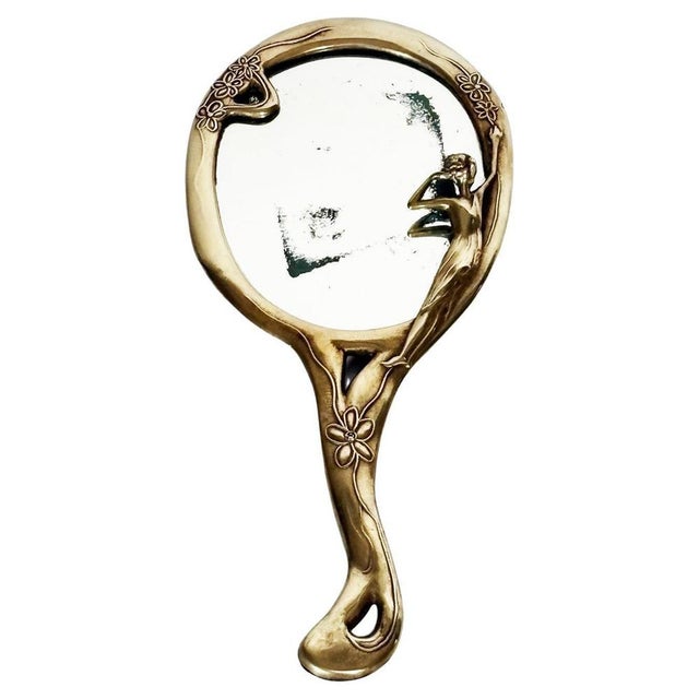 Art Deco Style Hand Mirror, France, 20th Century For Sale - Image 13 of 13