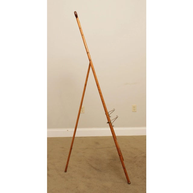 Late 19th Century Antique Victorian Oak Stick & Ball Easel For Sale - Image 5 of 13
