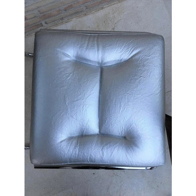 Set of Italian Art Deco Chairs in Leather, 1960 For Sale - Image 11 of 12