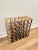 Wood Late 20th Century Modern Wood & Metal Grid Wine Rack | Holds 30 Bottles For Sale - Image 7 of 8