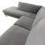 CL 500 Corner Sofa in Gray Fabric from Erpo For Sale - Image 4 of 13